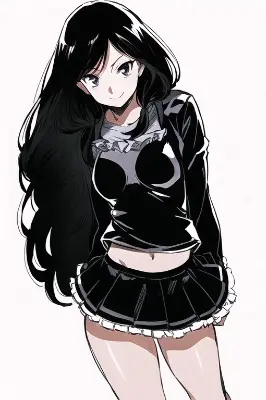 黒の女