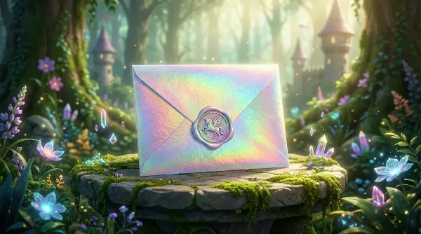魔法の森に届いた虹の招待状