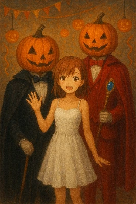 カボチャランタン男