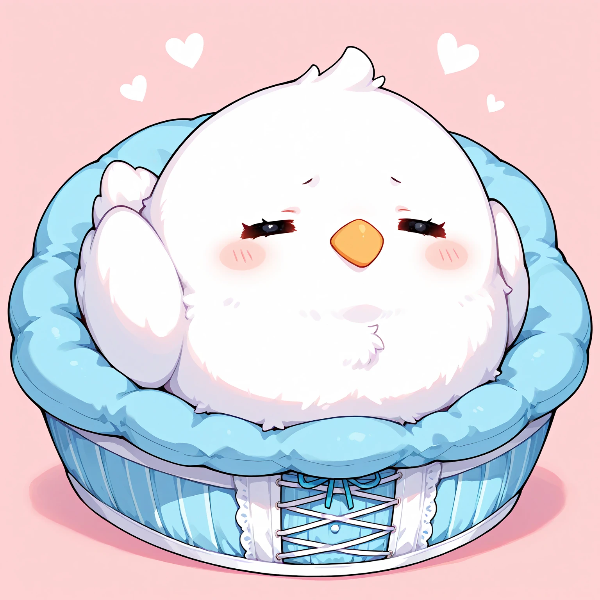 鳥にコルセットは無理がある