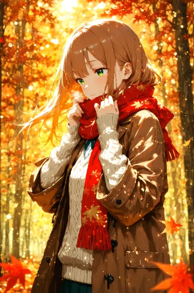 落葉のこもれび