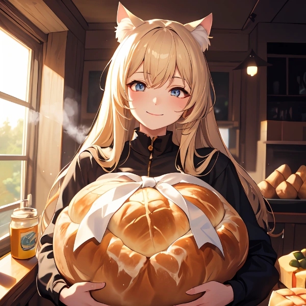 馬鹿でかいパン！①