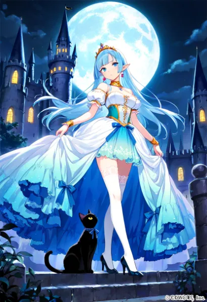 月と城の余韻が、始まりの手前でそっとほどける