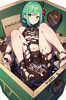 チョコまみれの私をどうぞ