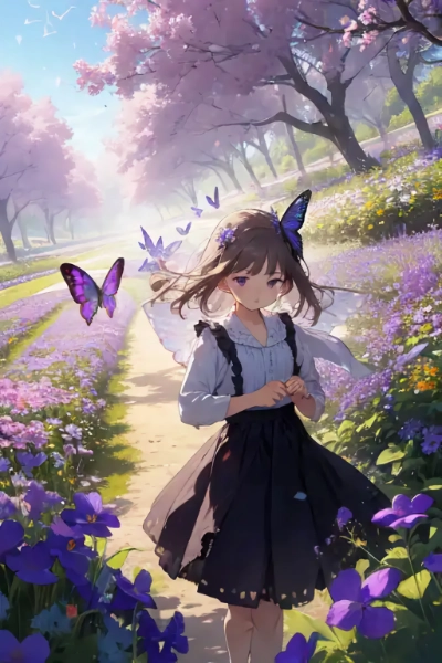 ナツスミレと妖精