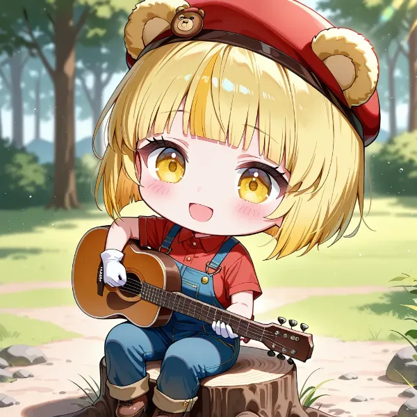 🧸「プーちゃんと、ギター」の巻き🍄