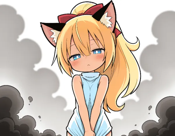 猫耳ちゃん（小）を大きくする日