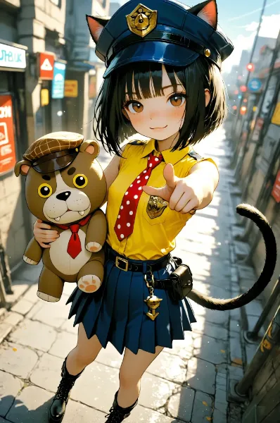 猫警官と犬探偵