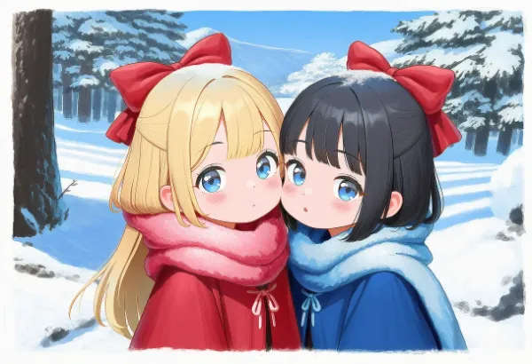 こうすると暖かいよ