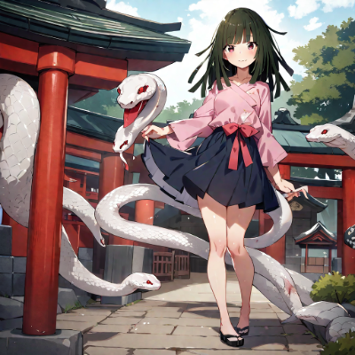ヘビに憑かれし少女