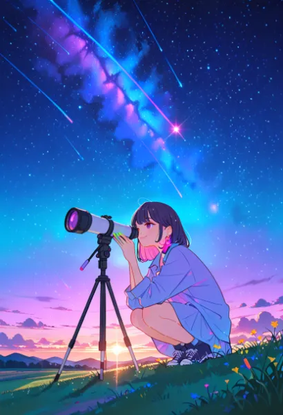 星降る夜空に願いを込めて