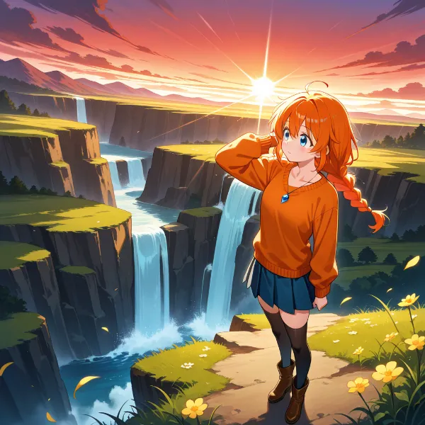 Dyed By Sunset Color