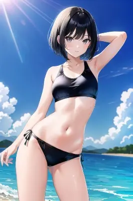 泳ぐ前にしっかり体操ですよ？