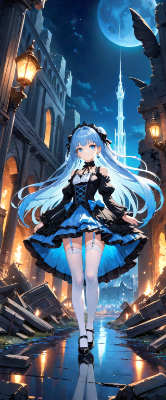 青い月夜
