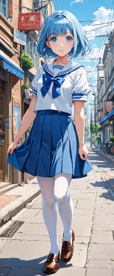 朝の散歩