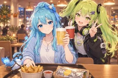 碧衣と蛍(2026/10/19、ブリトー)