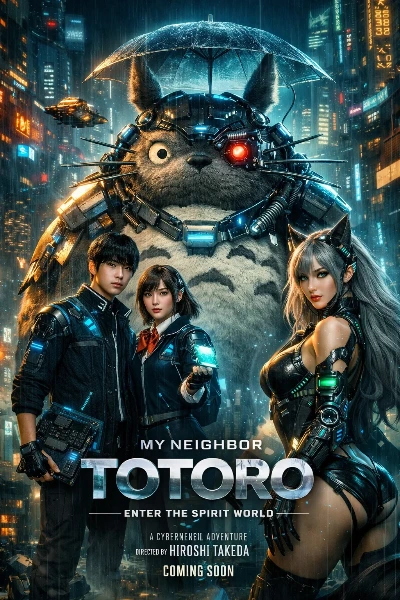 サイバーパンク版『となりのトトロ』