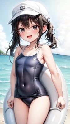 水着少女