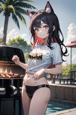 プールサイドBBQ