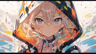 ペインティングパーカー