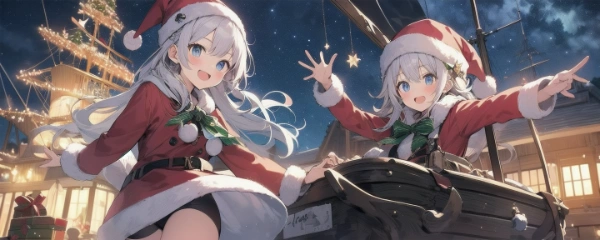 聖なる夜の港にて