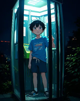 よく出ると噂の電話ボックス