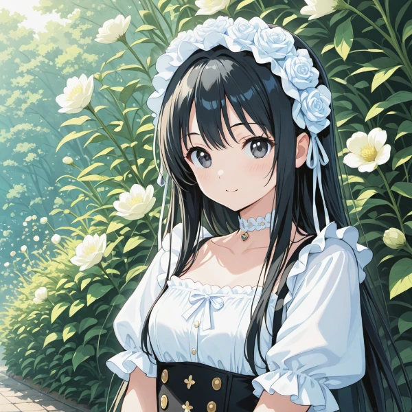 花園の少女と白い約束