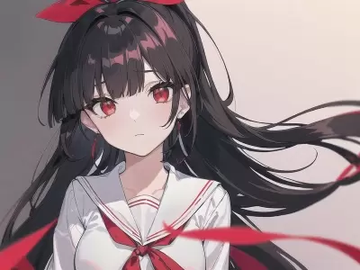 #13 黒髪少女