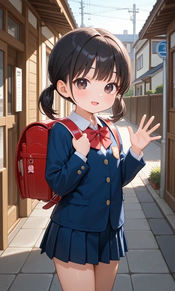 おはようございます！　一人で学校行けるかな⁉