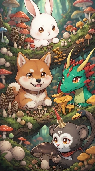 きのこ狩り