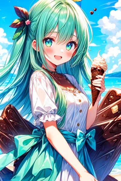 チョコミントなうちの子★(5枚)