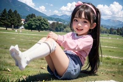 ハイソックス少女