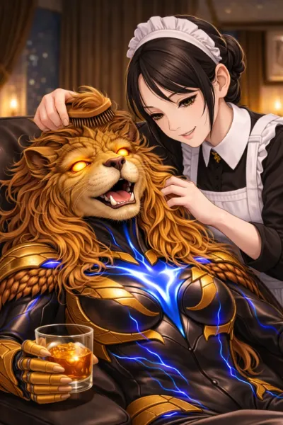 ライオンお嬢様の身嗜み