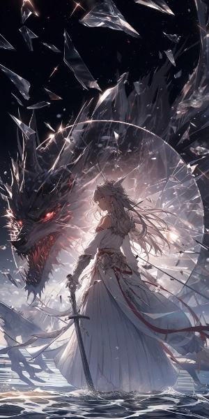 【強靭の夜明け白銀の輝き】 \"Resilient Dawn: Silver Radiance\"