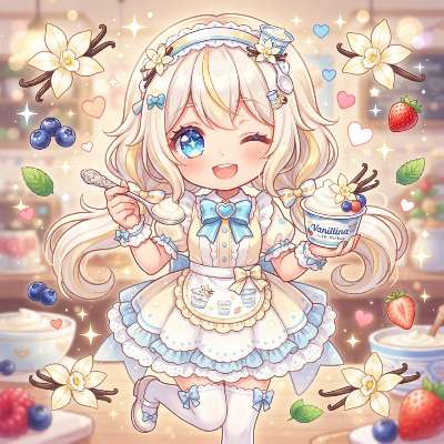 8/24 バニラヨーグルトの日/きゃわな子誕生した♡