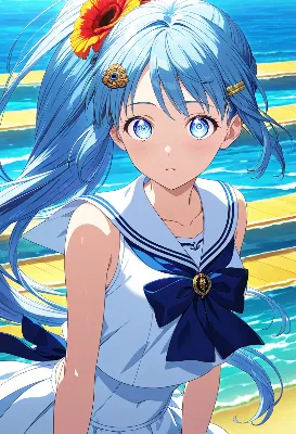 蒼き潮風の少女