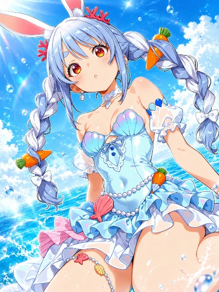 （兎田ぺこら）人魚の夏