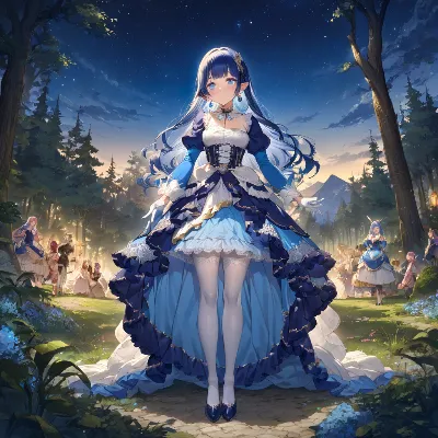 異世界の夜