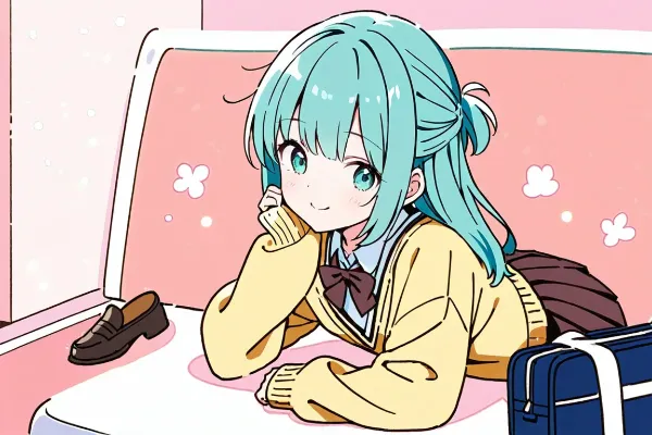 常磐アクア（お題：パステルカラー#2）