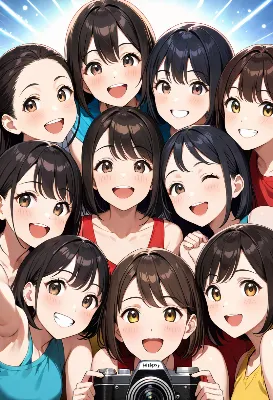 笑顔のシャッターでつなぐ青春
