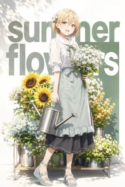 夏を束ねて、今日も笑う