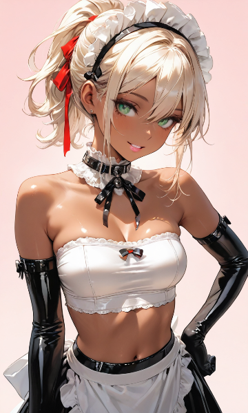 今日の推し活　金髪ギャルメイド