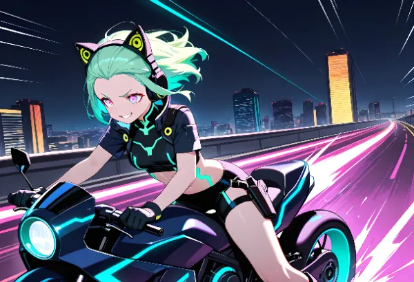 【蛍光色】交錯セシ翠ト蒼ノ疾風