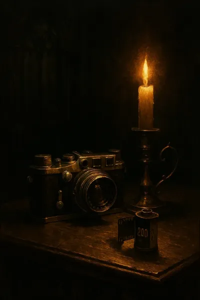 ろうそくの灯りに蘇る古い記憶