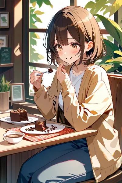 ある日の喫茶店（ＪＳちゃん）