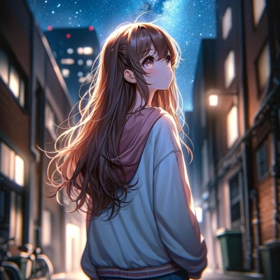 都会の星空