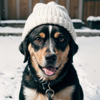 「これで寒くないよ！」