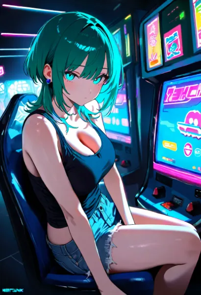 レトロなアーケードゲーム