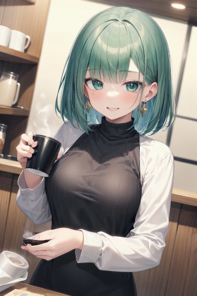 カフェのお姉さん