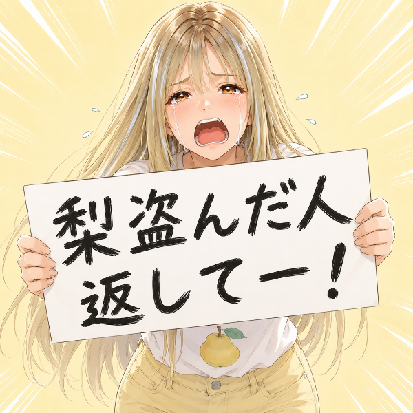 盗人め！ひどいぞー！（うらら）
